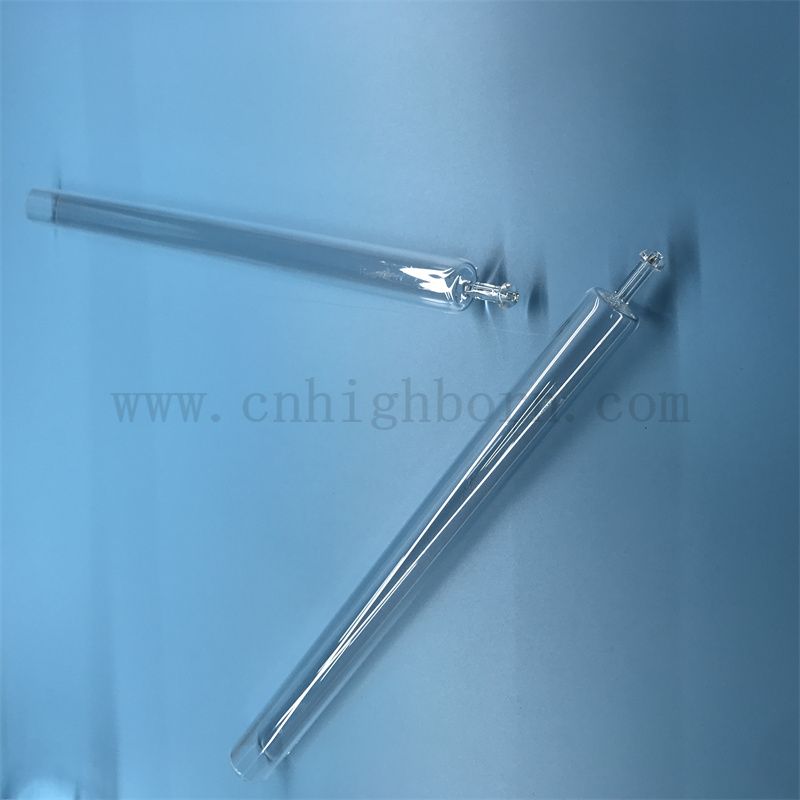 Odporność na ciepło Dostosowane przezroczyste połączone kwarcowa rurka krzemionkowa