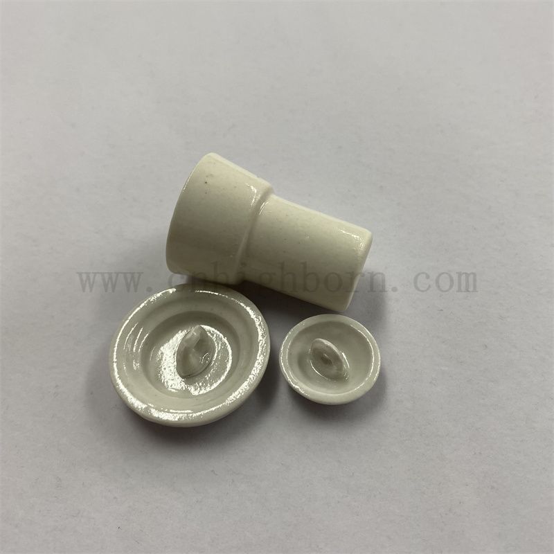 AL2O3 porcelanowa podwójna warstwa tygla do analizy węgla tlenku glinu ceramiczna doniczka