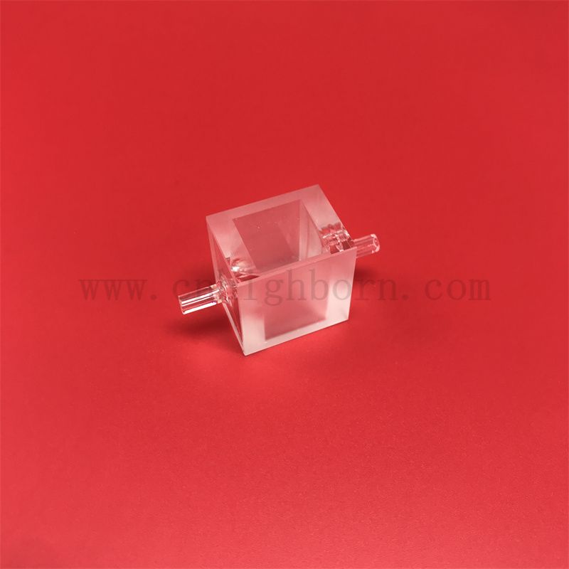 Badania laboratoryjne kwarcowe instrumenty kwarcowe fluorescencyjne szklane kuwetki