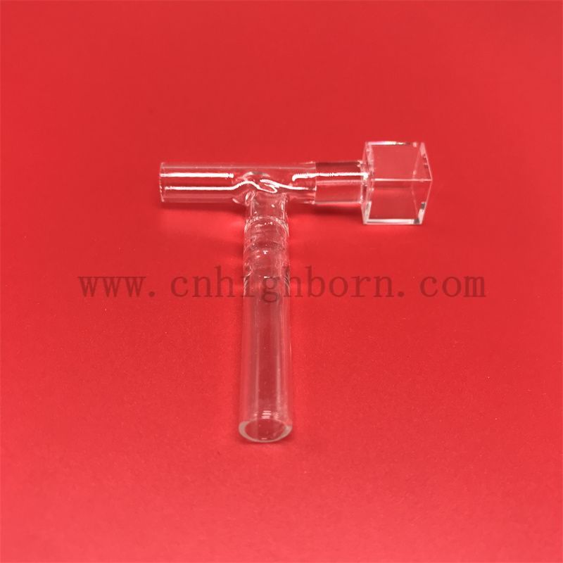 Wysoka transmisja przezroczystą, spersonalizowaną krzemionką kwarcową komórki przepływowej
