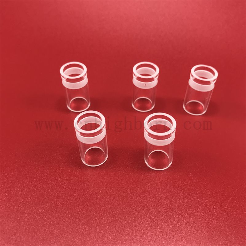 Odporność na ciepło Dostosowana przezroczystą szklaną rurkę kwarcową z laserowymi otworami wiertniczymi