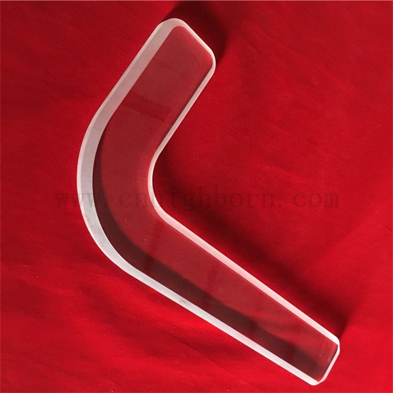 Dostosowany specjalny kształt kroku przezroczystą szklaną płytkę kwarcową