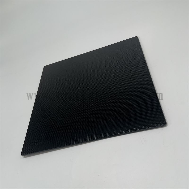 Szklana płyta w wysokiej temperaturze