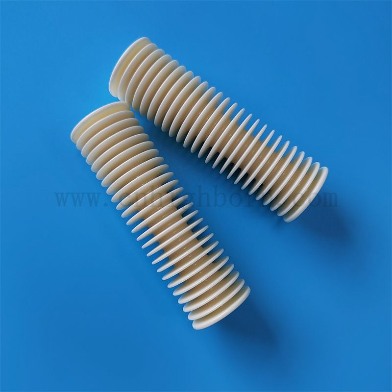 Tekstylna ceramiczna rolka przewodnika 99% gwintowane koło gwintowane