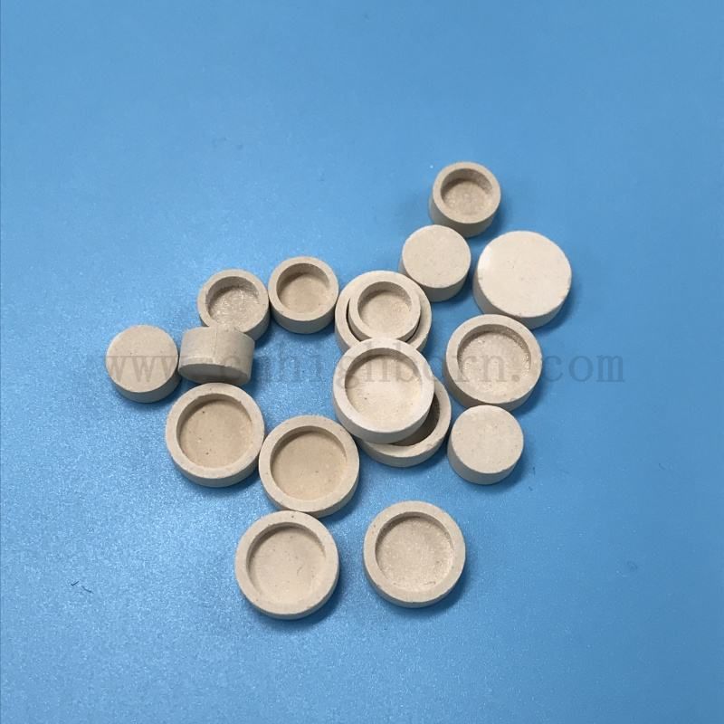 Dostosowany ogniotrwały ceramiczny mały tygiel z tlenku magnezu, kubek MgO