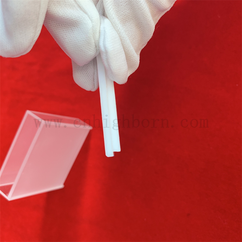 Standardowa szklana komórka z spektrofotometrem kwarcowym kwarcową kuwetę do laboratorium