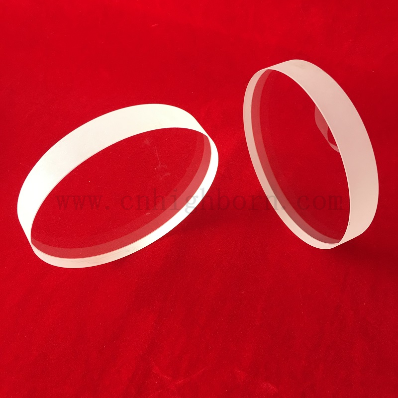 Wysoka precyzyjna 20 mm szklana okrągła krążkowa krążka kwarcowa