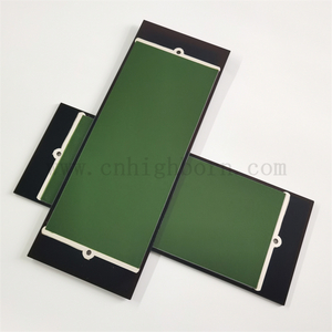 Prostokątna zielona płyta grzewcza ze szkła ceramicznego w nowym stylu