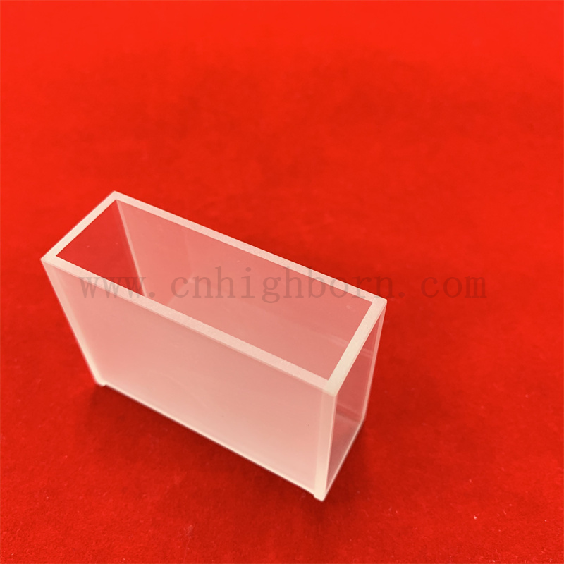 Przybory laboratoryjne duże komórki 28,4 ml przezroczyste szklane kuwetki wysokie precyzyjne komórki kuwetka do kolorymetru