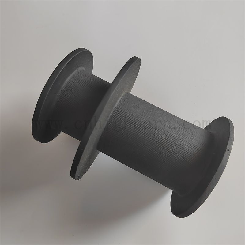 Reakcja spiekania krzemowego węglika nieregularnego izolatora rurki Czarna część ceramiczna SIC