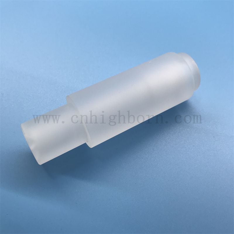 Odporność na ciepło Półpersonalizowana kwarcowa rurka szklana z wierceniem laserowym