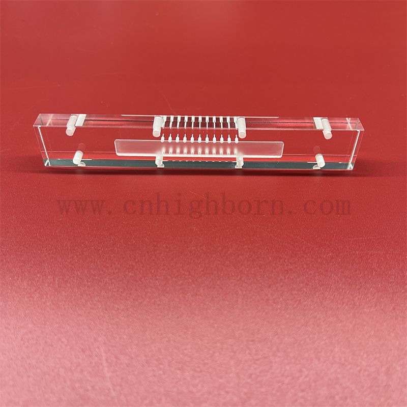 Wysokoprzepustowy odporność na głęboki proces Laboratorium przezroczysty kwarcowy instrument do eksperymentalnych badań szkła