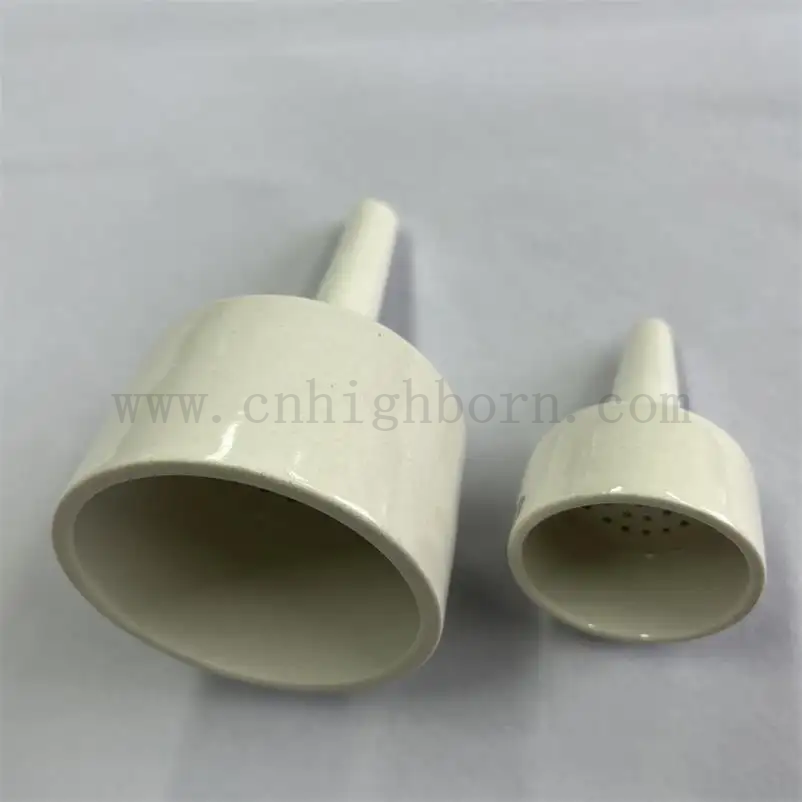 Dostosowane eksperymenty ceramiczne Glazowane porcelanowe laboratorium Buchnera