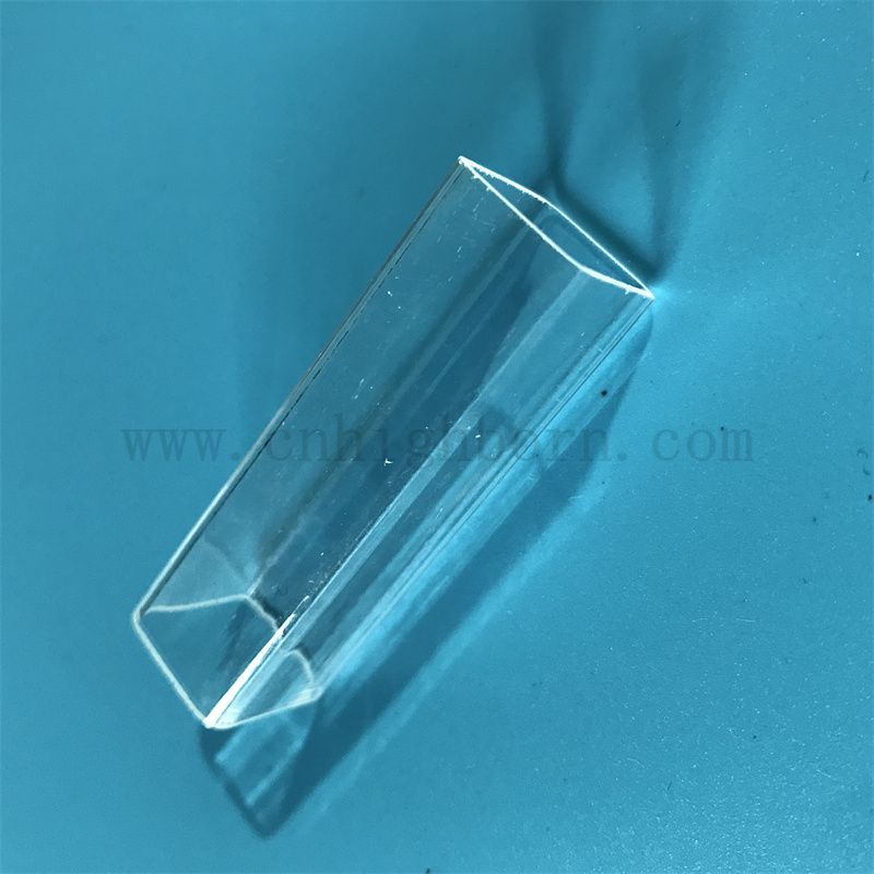 Hurtownia, odporna na wysoką temperaturę spersonalizowaną kwarcową szklaną rurkę kwadratową 