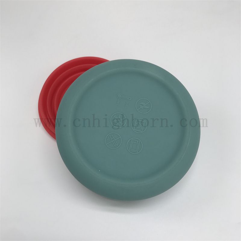 Hurtownia niestandardowa przenośna składana zewnętrzna składana silikonowa gumowa miski dla psów