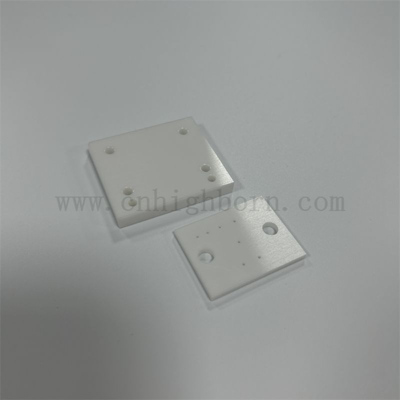 Przemysłowe polerowane cyrkonia Zro2 Płyta /części niestandardowe usługi przetwarzania cięcia