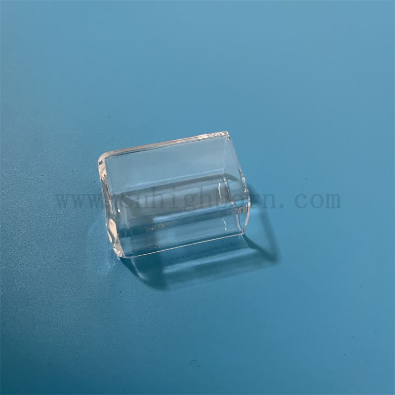 Odporność na ciepło dostosowane przezroczystą kwadratową szklaną rurkę kwarcową 