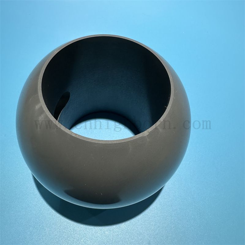 Polerowany krzemowy azotek SI3N4 Ceramiczne części zaworu kulowego ceramiczne