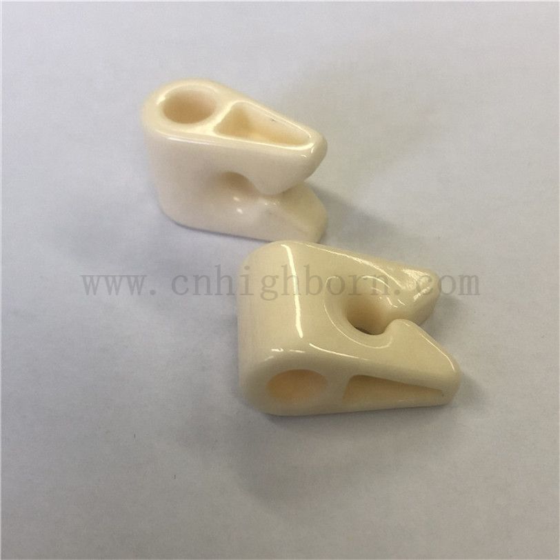 Dostosowany przewodnik aluminiowy Tekstyle Block Ceramic Block AL2O3 Maszyna tekstylna