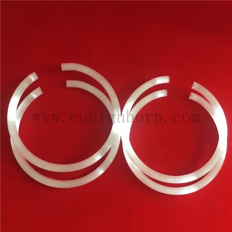 Mleczna rura kwarcowa