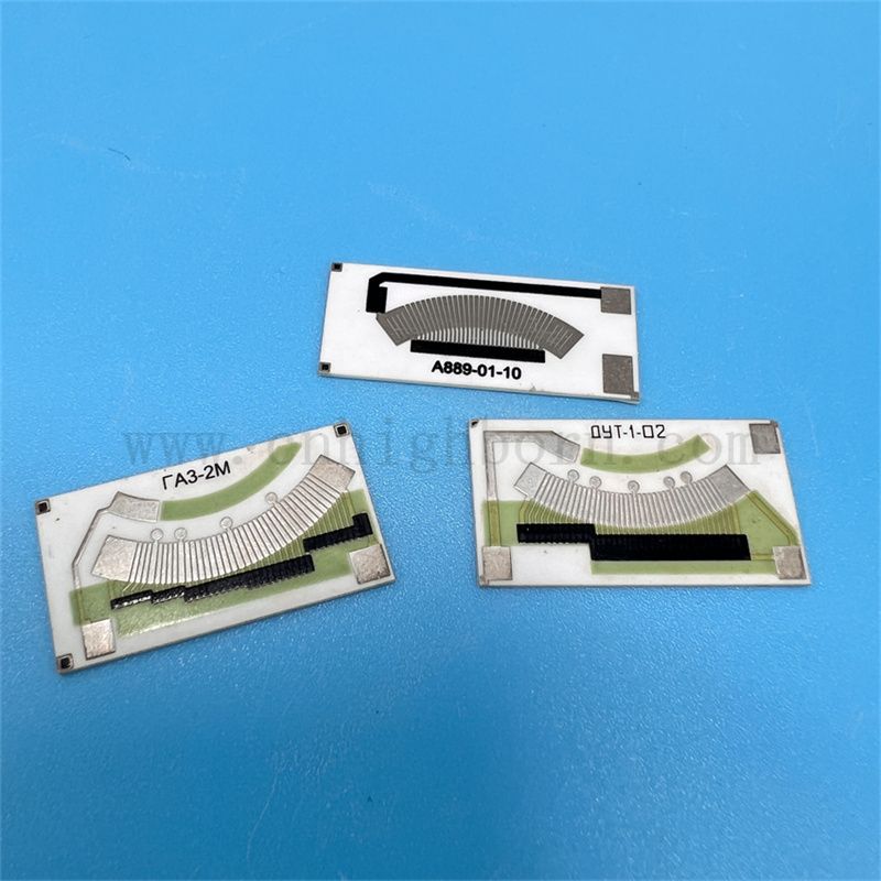 Dostosowywany podłoże rezystora folii grube