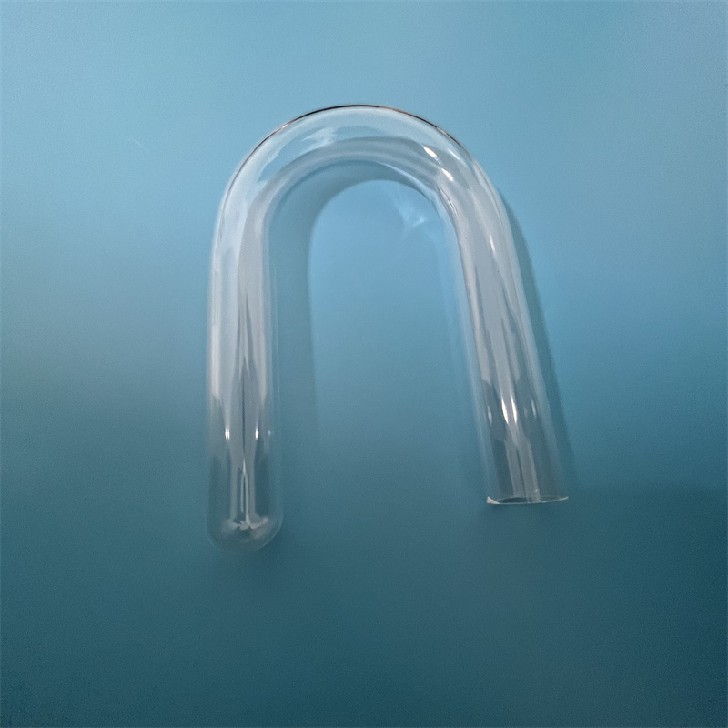 Odporność na ciepło kształt przezroczysty, dostosowany kwarcowy krzemionka szklana rurka