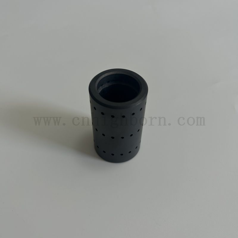 Dostosowane rurki z rurki ceramicznej SIC z otworami