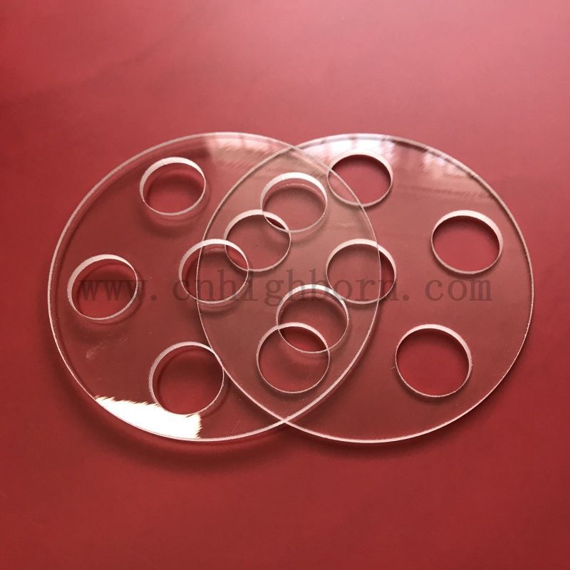 Szklana płyta krzemionkowa