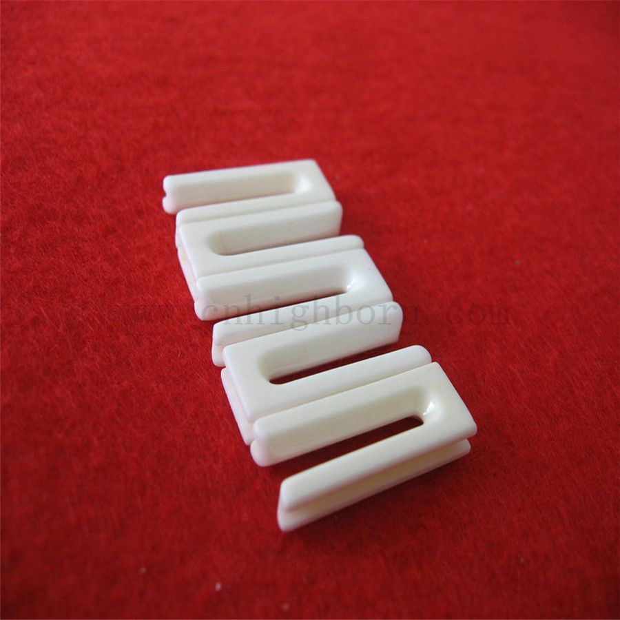Niestandard 99% AL2O3 Alumina Ceramic Slit Guide for Textile Machinery