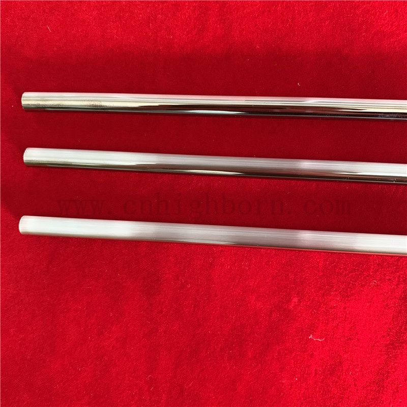 Dostosowywany odporny na ciepło kwarcowy szklana rurka krzemionkowa z powlekaniem chromu