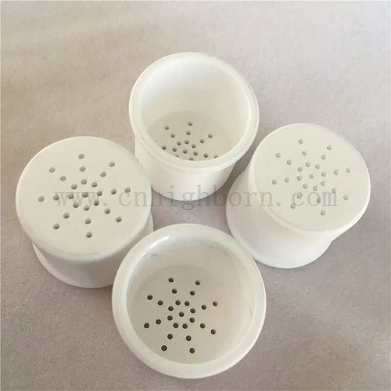 Laboratoryjny izolator tygla do analizy termicznej Al2O3 95 Łódź z tlenku glinu z pokrywką