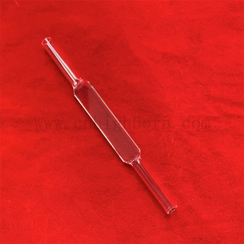 Przybory laboratoryjne Dostosowany rozmiar Wysoka precyzyjna przepływ przez spektrofotometr komórkowy kwarc szklany