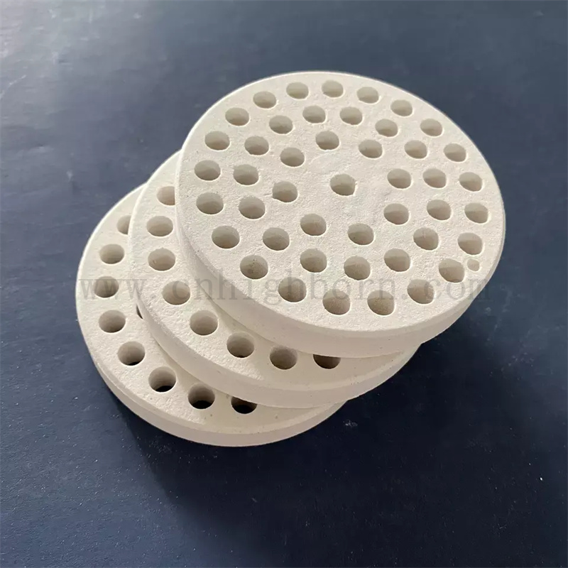 Mulite Cordierite Ceramic Disc Gas Piekła ogrzewania