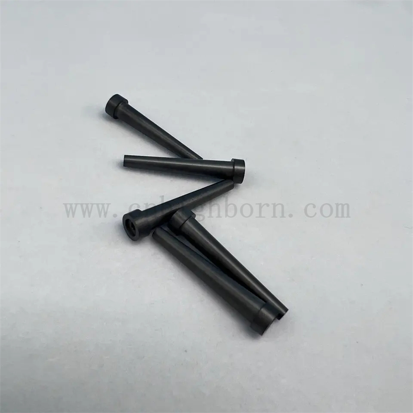 Dostosowane odporne na wstrząsy wstrząsu w kształcie węglików boru rur B4C Ceramic Dysza