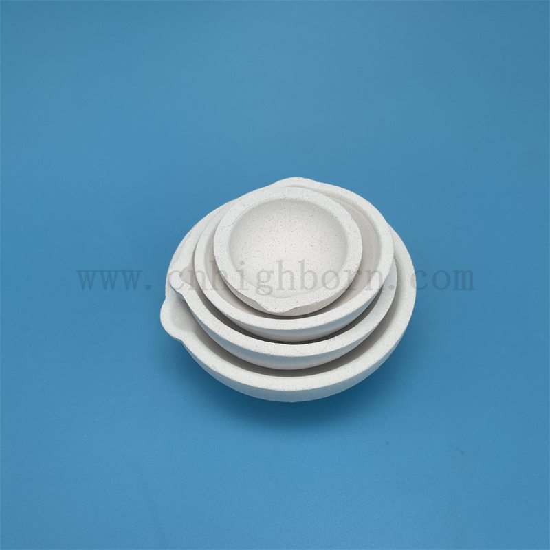 Topne złoto platynowe złożone krzemionkę kwarcową miskę ceramiczną
