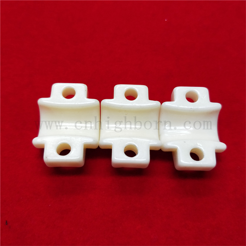 Dostosowany krzak tlenku glinu 99 AL2O3 Ceramiczna nieregularna część polerowa powierzchniowa