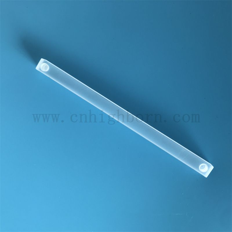 Kwadrat o wysokiej czystości półprzezroczysty producent kwarcowy pręt krzemionkowy kwarcowy