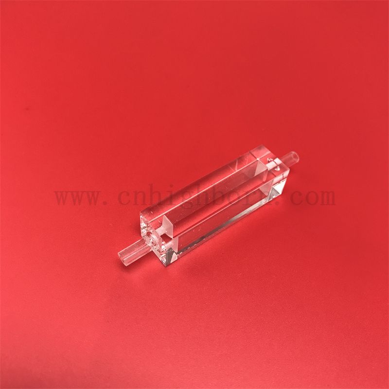  Laboratoryjne szklane kwarcowe kwarcowe kuwetę