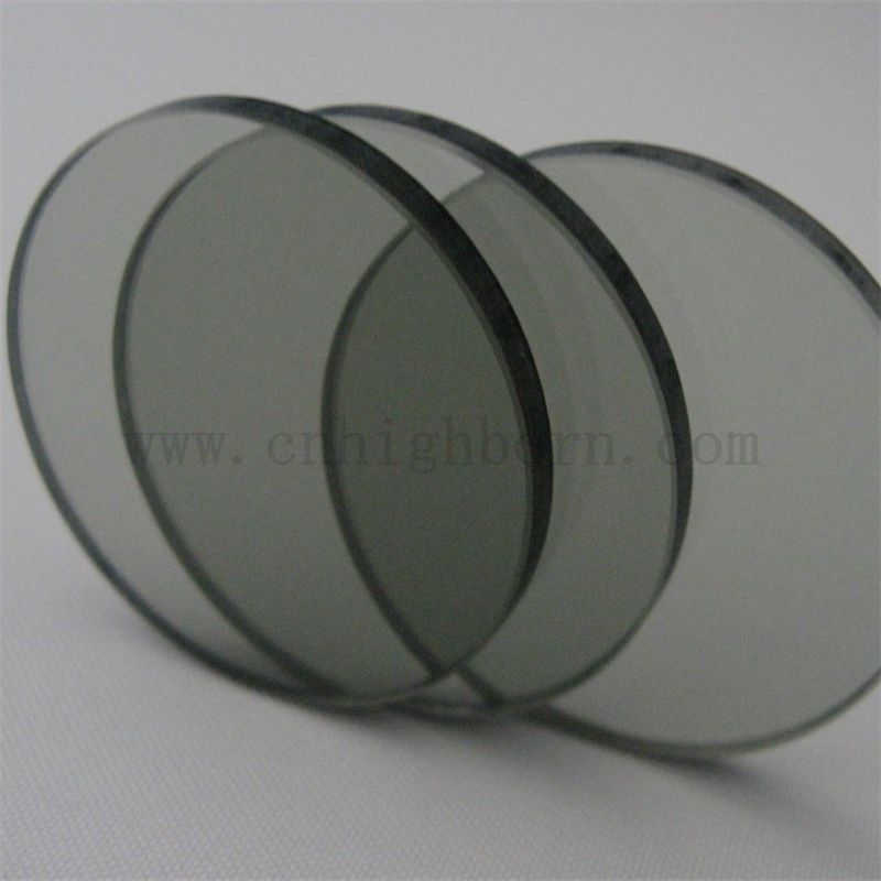 Neutralny szary okrągłe grube kamera optyczna Zaba szklana szklana