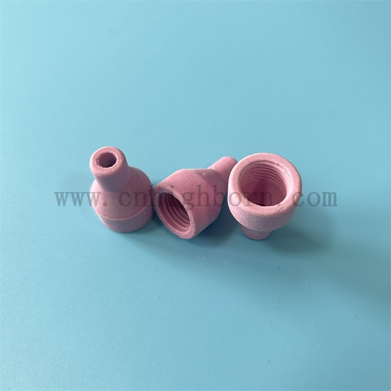 Ceramiczna tuleja ochronna Ceramiczna dysza do piaskowania z tlenku glinu do pistoletu spawalniczego łukiem argonowym 