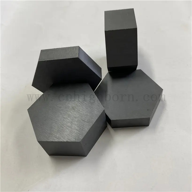 Dostosowany sześciokątowy bor węglika ceramiczna kuloodporna płytka ceramiczna B4C