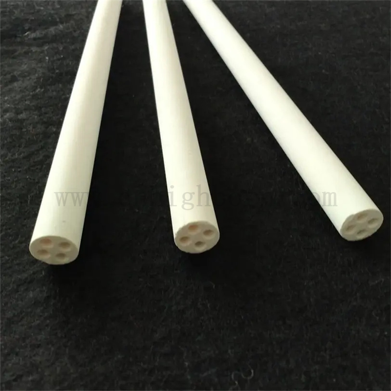 Ceramiczna rura magnezowa o wysokiej czystości MGO Ceramiczna rura izolacyjna