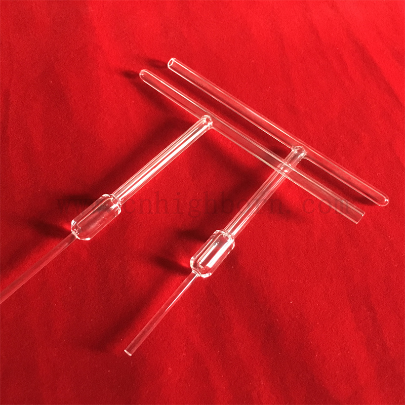 Konfigurowalny rozmiar Wysokiej temperatury kwarcowa rura szklana Zetonowana krzemionka Przezroczysta rura kwarcowa