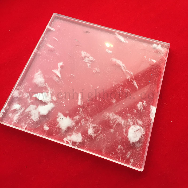 Duża oporność na wysoką temperaturę Zatkane krzemionkę wypieki z grilla Kwarcowa płyta kwarcowa