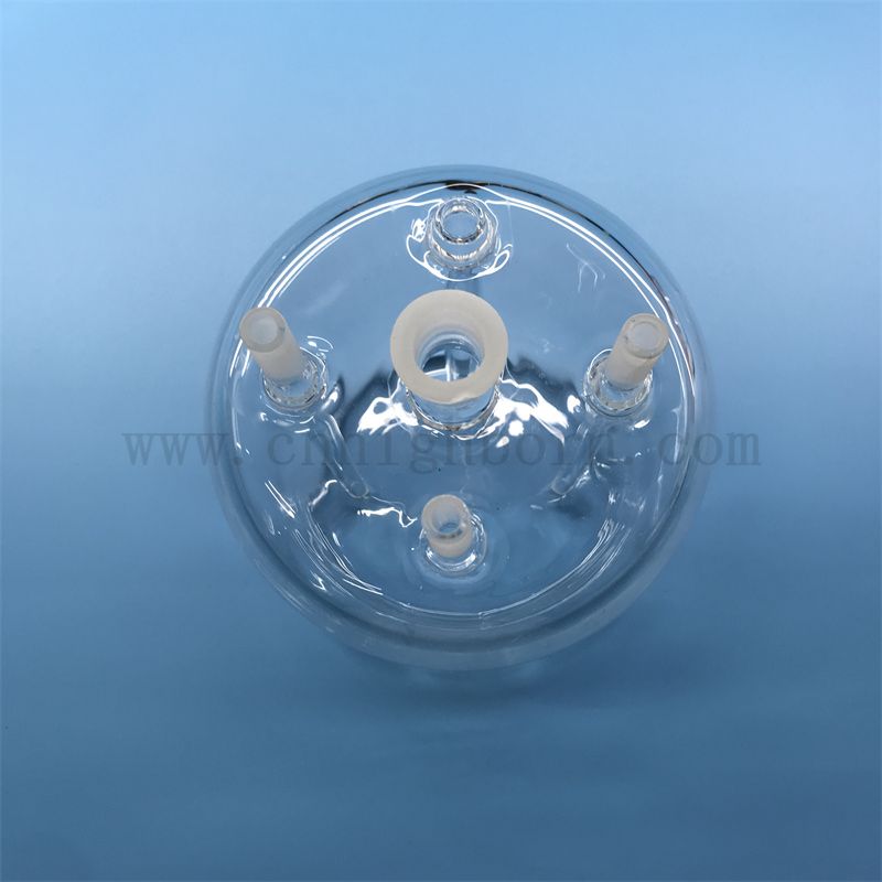 Przezroczysty reaktor kwarcowy w wysokiej temperaturze