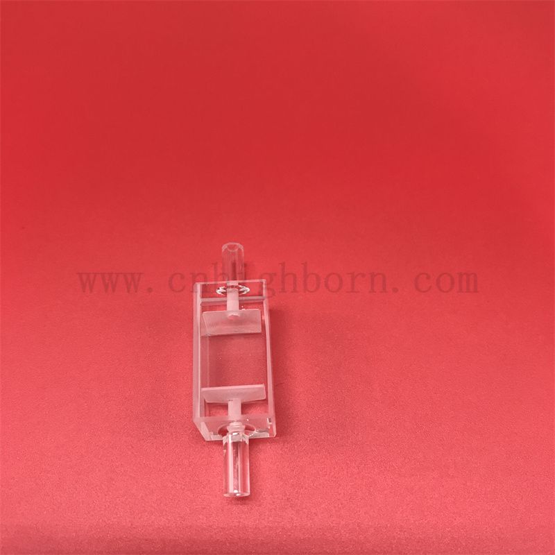 Laboratoryjne UV Dobra stabilność termiczna kwarc spektrofotometru optyczne szklane