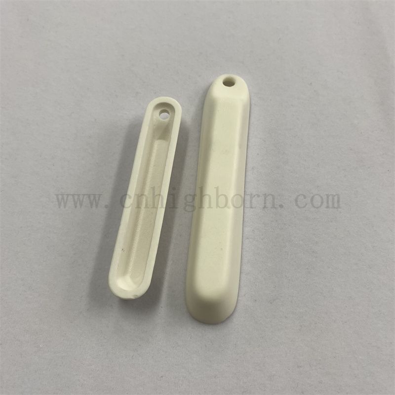 Odporność na wysoką temperaturę AL2O3 Ceramiczna tygla o wysokiej czystości aluminiowa łódź porcelanowa z otworem