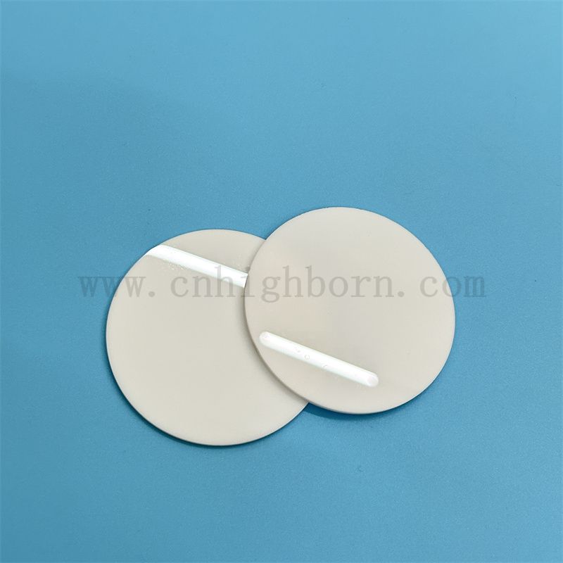 Brak porowatości szklanej szklanej ceramicznej tarczu izolatora polerowania macor płyta Macor