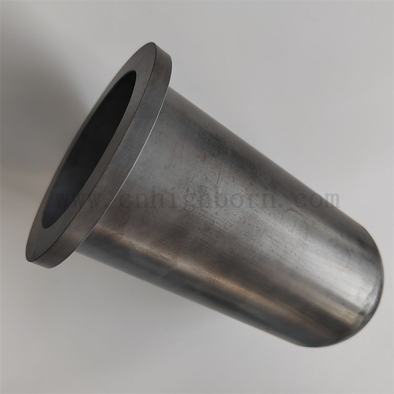 Jeden koniec zapieczętowany reakcja spiekania krzemowej rurki węglikowej rura ochronna ceramiczna