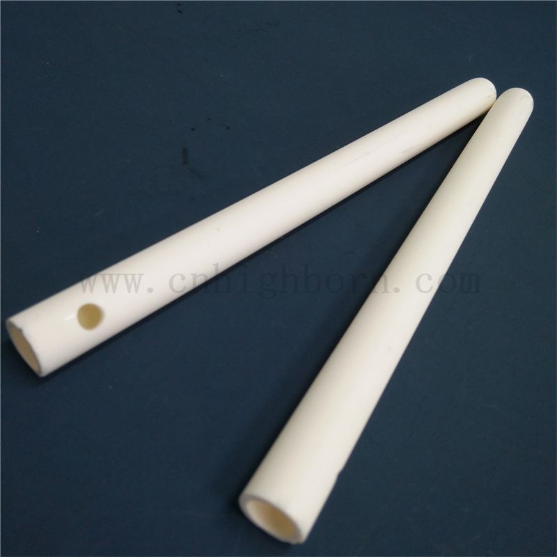 Dostosowana 99 Rurka Ochronna Alumina One End zamknięta rura ceramiczna Al2O3 AL2O3
